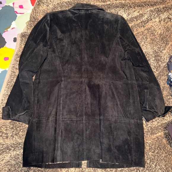 Dennis Basso black Suede leather Jacket - Picture 5 of 5